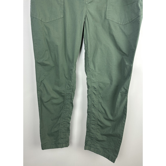 Pilcro Anthropologie The Wanderer Mid-Rise Relaxed-Leg Pants Green Size 33 - Picture 4 of 13